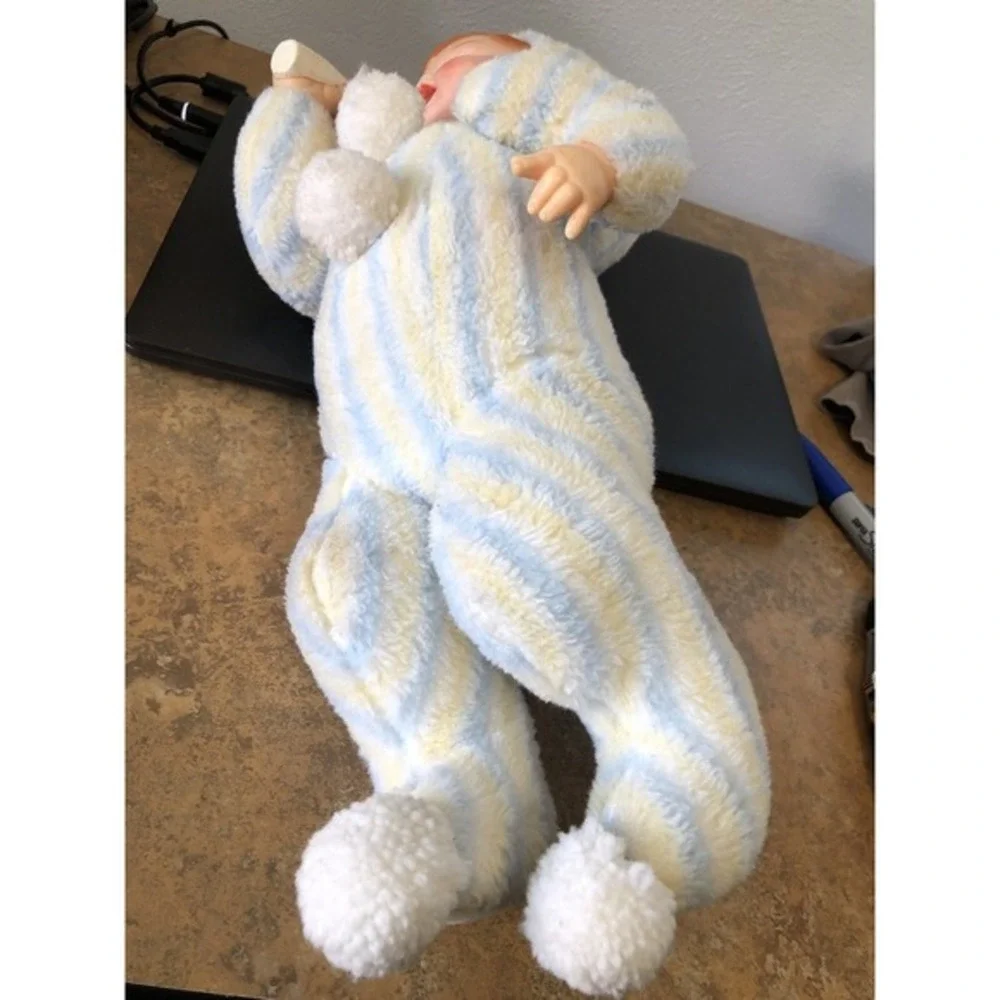 Vintage Plush Rubber‎ Face baby in PJ's
